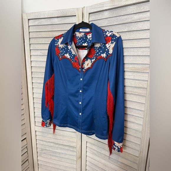 Ranch Dress’n Youth Western Shirts Rodeo Size XL Girls - Picture 4 of 12